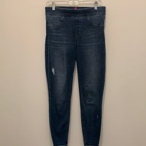 blue jean SPANX legging